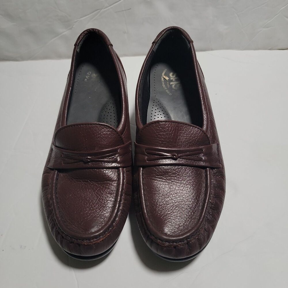 SAS Tripad Comfort Shoes Womens 7.5 Loafers Slip On Low Top Casual Comfort Brown
